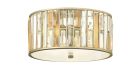 The Longest Stay Gemma Flush Mount - Silver Leaf