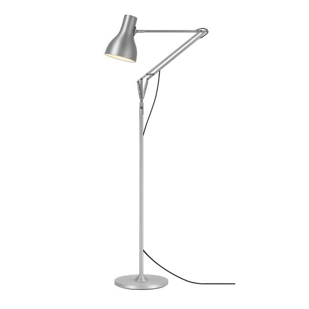 Anglepoise Type 75 Floor Lamp Silver Lustre