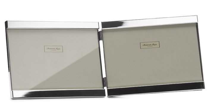 Buy Addison Ross Double Silver Photo Frame Medium Online