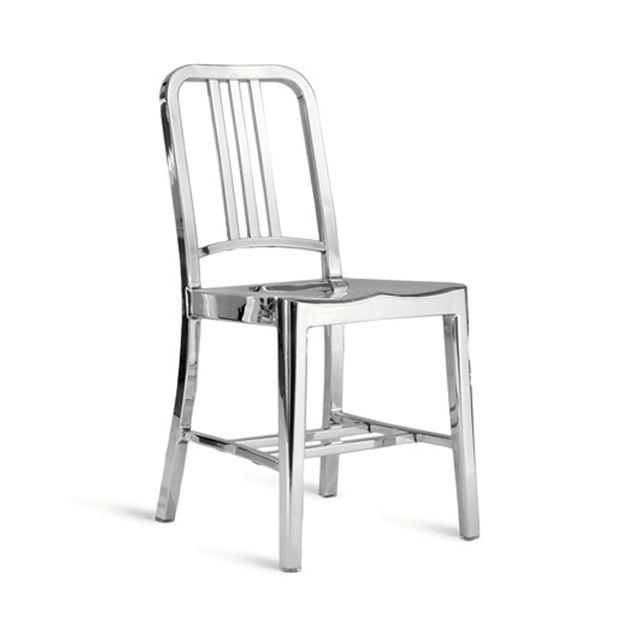 Buy Emeco Navy Polished Aluminium Chair Standard Online