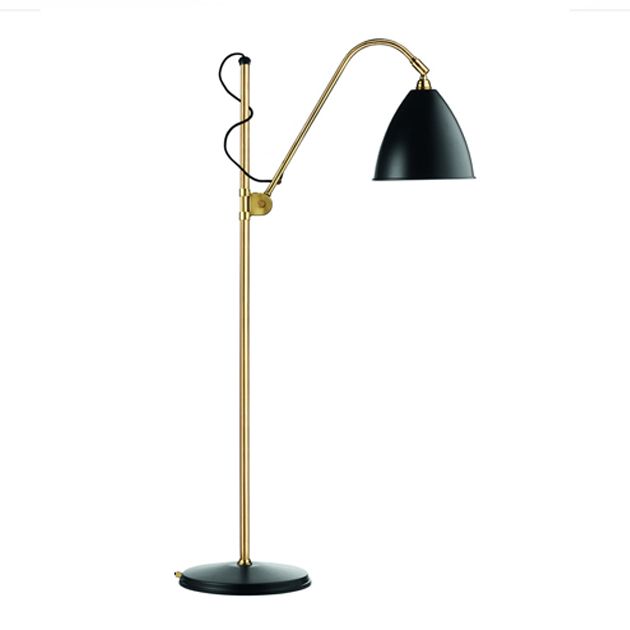 Buy Gubi Bestlite Floor Lamp BL3M - Brass Black Shade Online