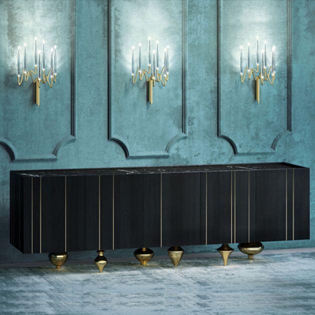 Buy Il Pezzo Mancante Credenza Sideboard Black Online