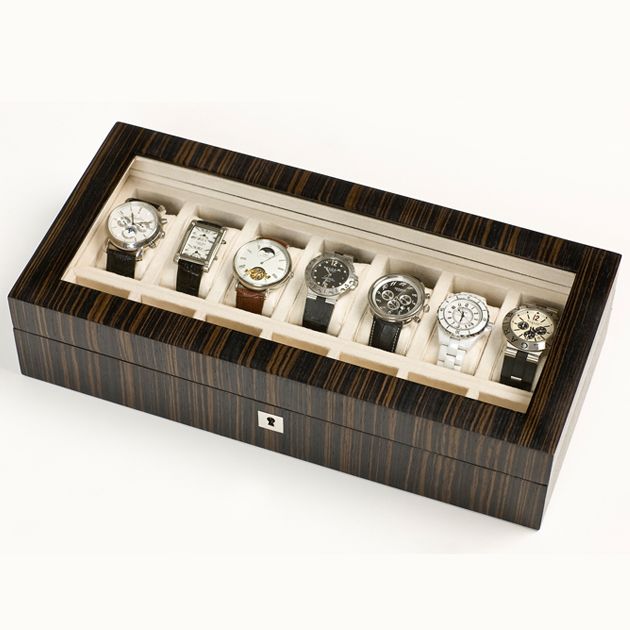 Buy Iwoodesign Watch Box Dark Ebony Online