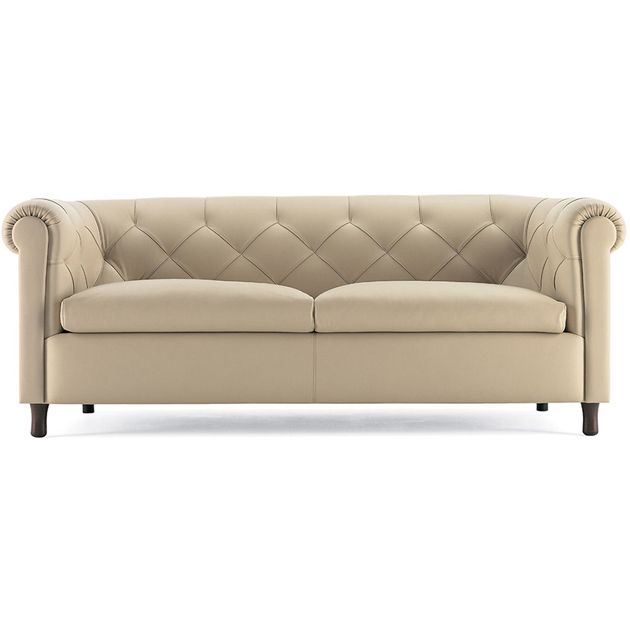 Poltrona Frau Arcadia Two Seater Sofa Large Gunmetal Grey Aluminium feet