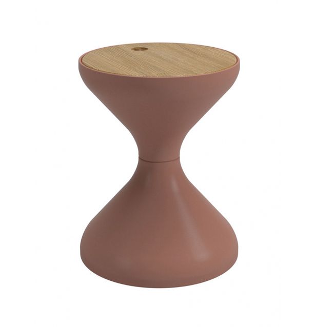 Terracotta shop side table