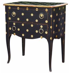 Moissonnier L.XV Chest of Drawers - Lacquer Spotted Motif