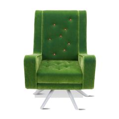 Adrenalina Gulp Armchair - Green Velvet