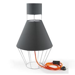 Atipico balloon lamp - charcoal grey