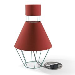 Atipico Balloon Lamp - Mint Green/Cerise Red