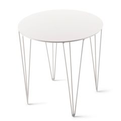 Atipico Chele Circular Side Table - White