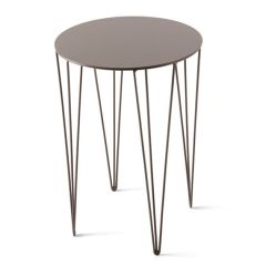 Atipico Chele Circular Side Table - Dove