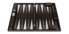 Iwoodesign Backgammon Set – Dark Ebony