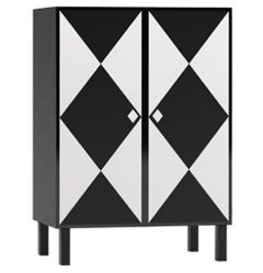 Moschino Love Altreforme Camicia Corta Cabinet - Black & White
