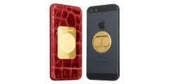 Patrona Connector Wallet for iPhone 5S - Gold Edition