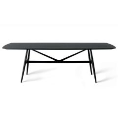 MisuraEmme Gaudi Matt Black Ash Dining Table