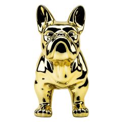 Mineheart Gold Ceramic Bulldog