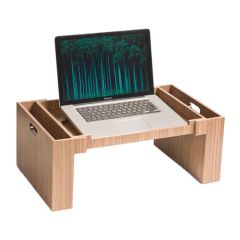 Iwoodesign Luxury Wooden Laptop Tray - Warm Walnut