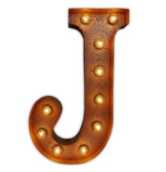 Urban Industrialists Vintage Letter Light J