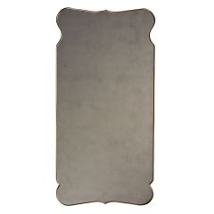 Julian Chichester Countess Mirror - Large Rectangular- Aged Brass 