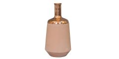 Hend Krichen Tall Vase - Patterned Copper
