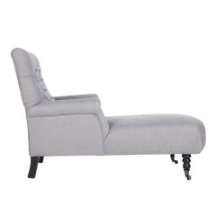 Mind The Gap Madison Chaise - Frost Grey Linen