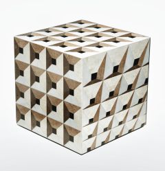 Rue Monsieur Paris Moonlight Kaleidoscope Cube - Marble Marquetry