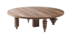 BD Barcelona Multileg Low Table in Walnut Finish