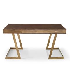 Julian Chichester Onegin Desk Grey Oak