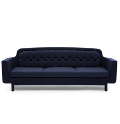 Normann Copenhagen 3 Seater Textile Onkel Sofa (available in blue or light grey)