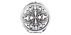 Patterns Apart Scroll Pattern Compact Mirror