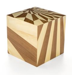 Rue Monsieur Paris Tectonic Silence Cube - Wooden Marquetry