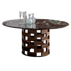 Tonin Casa Colosseo Dining Round Table